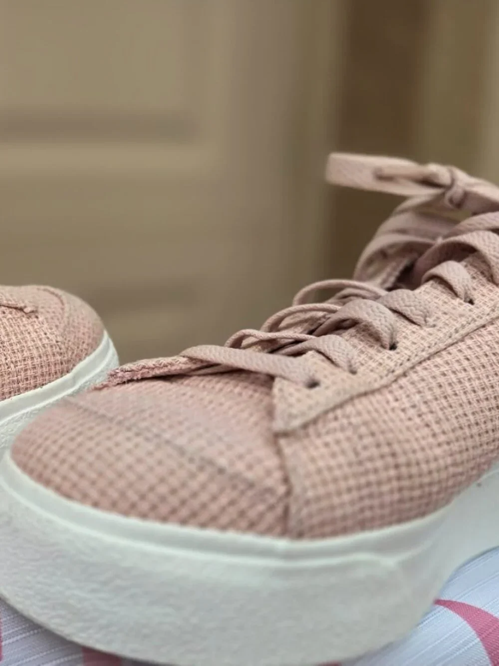 Women's Nike Blazer Low Platform Essential in the Pink Oxford